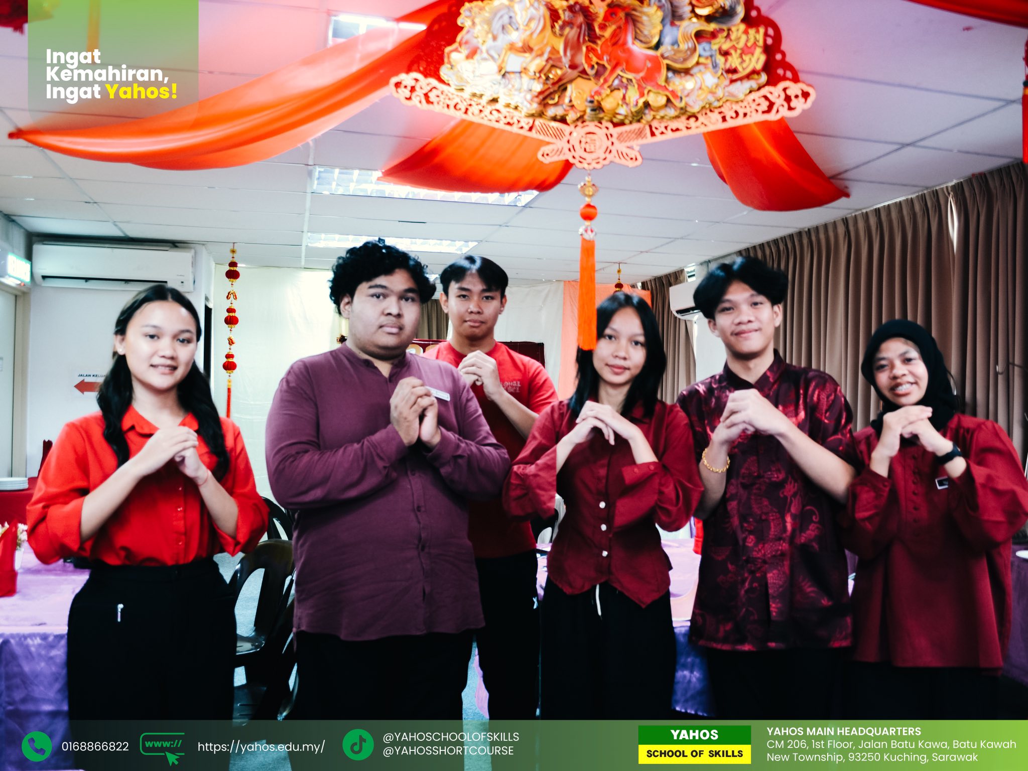 Aktiviti CU9 Catering Set Up bertemakan Chinese New Year