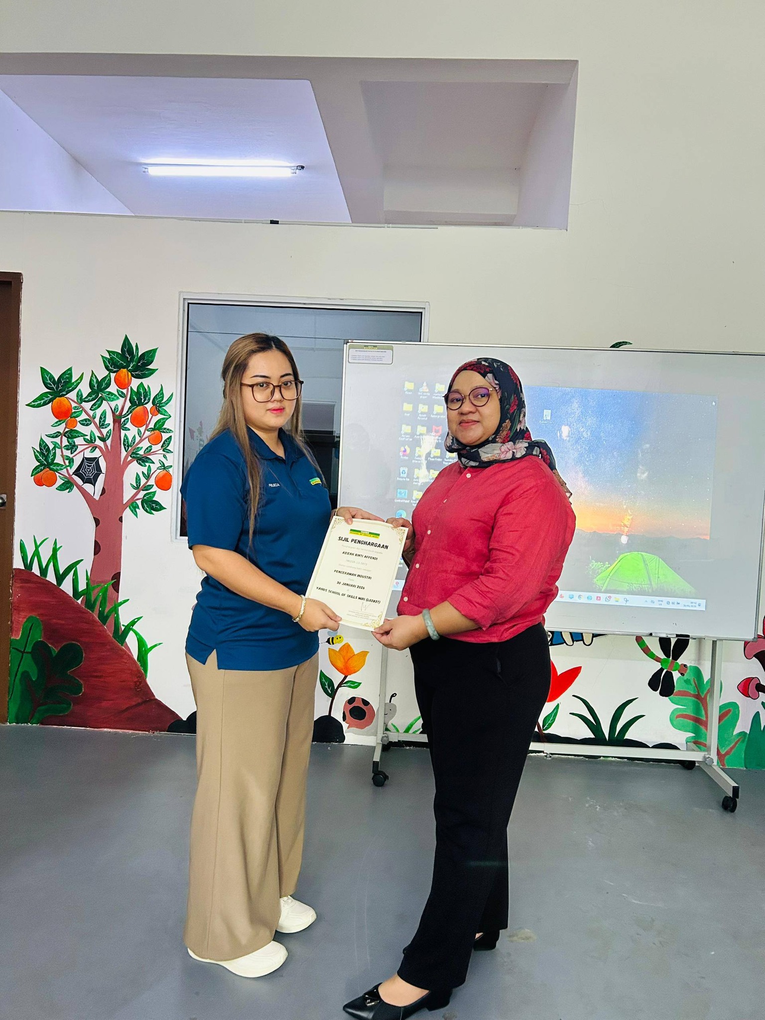 Ceramah Industri Pendidikan Awal Kanak-Kanak di YAHOS School Of Skills Miri
